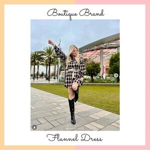Plaid Flannel Dress